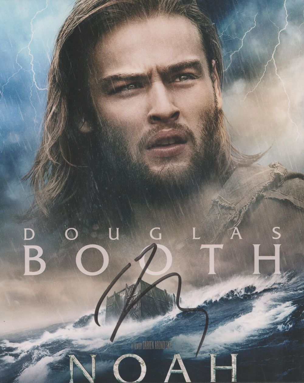 Lot 453: Douglas Booth signed Noah 10x8 colour photo. Good...