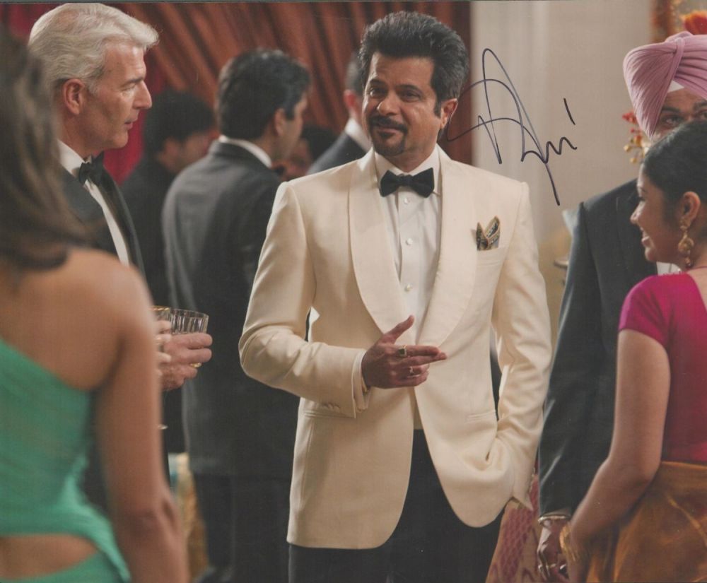 Lot 483: Anil Kapoor signed 10x8 colour photo. Good condition....