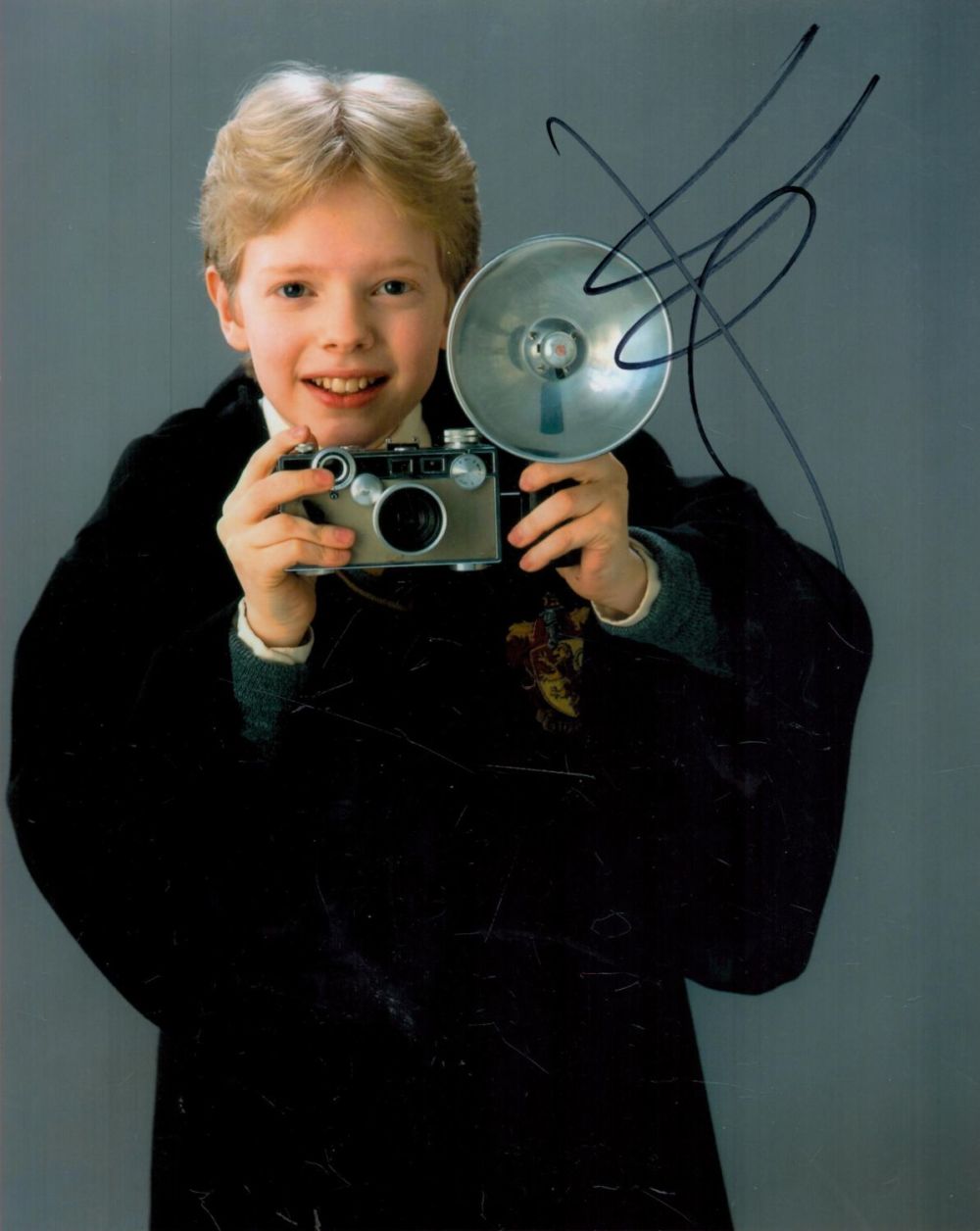 Lot 540: Hugh Mitchell signed Harry Potter 10x8 colour photo....