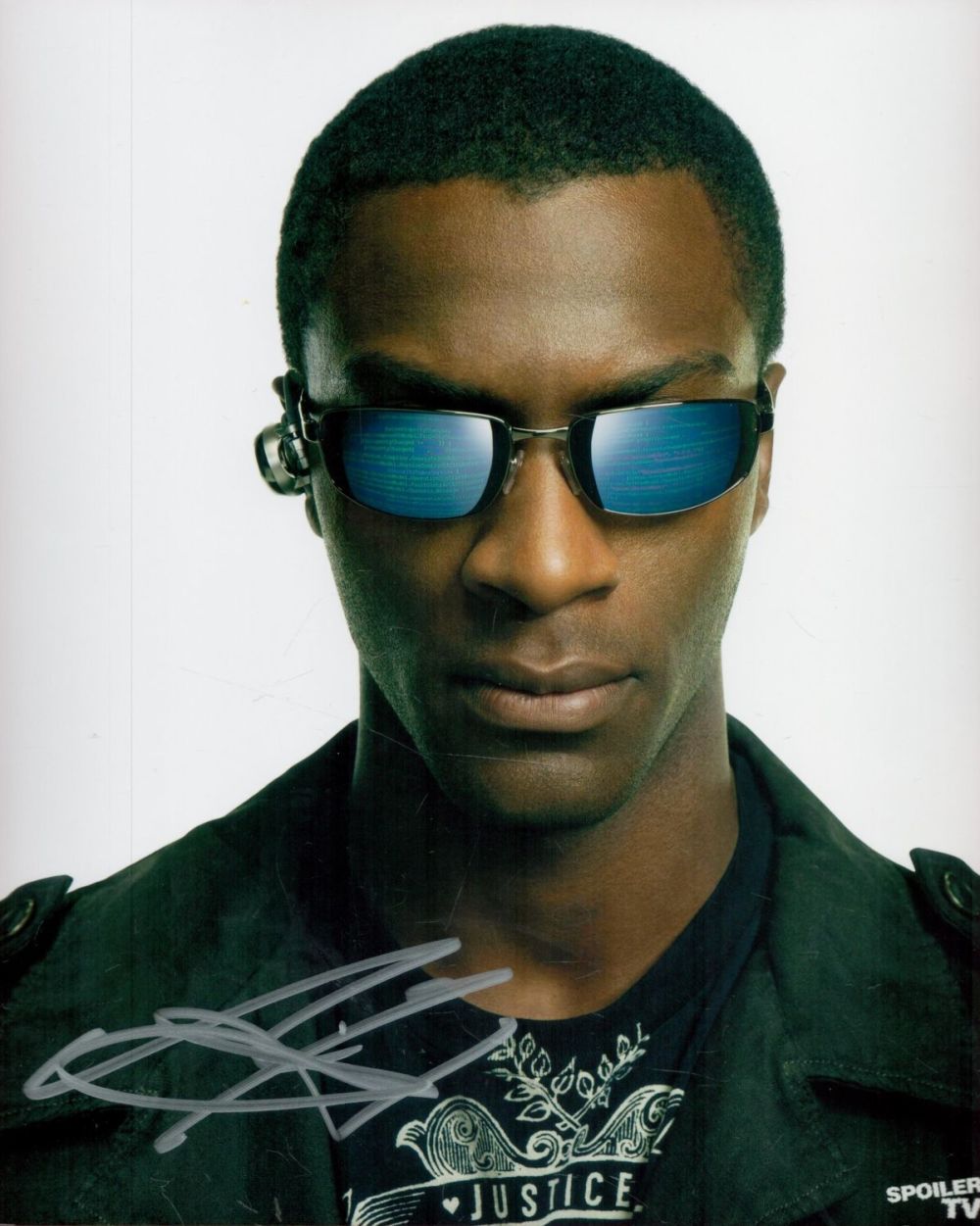 Lot 559: Aldis Hodge signed 10x8 colour photo. Good condition....