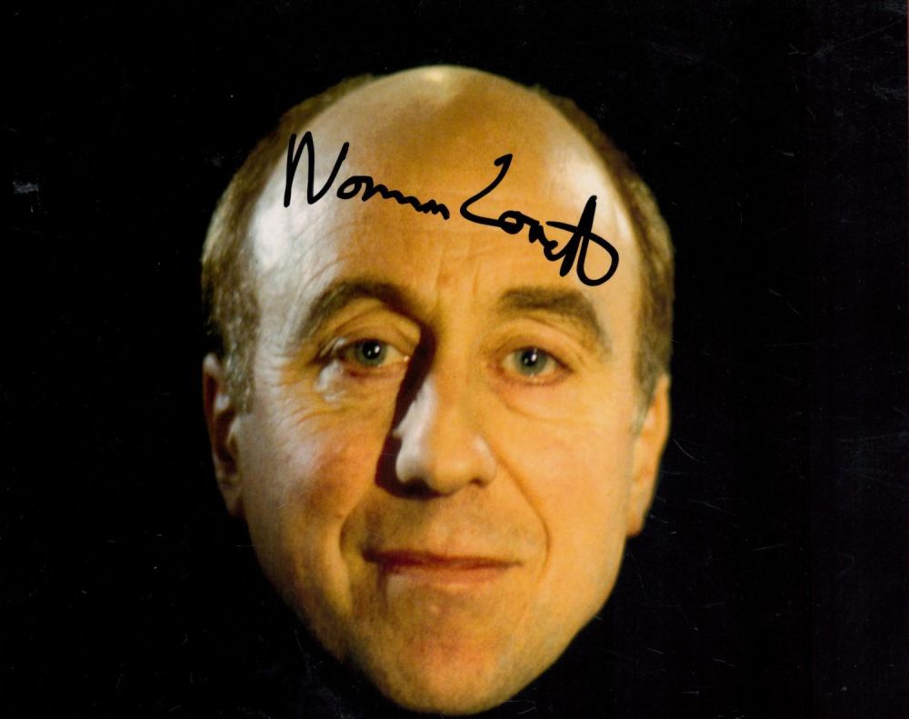 Lot 566: Norman Lovett signed 10x8 colour photo. Good condition....