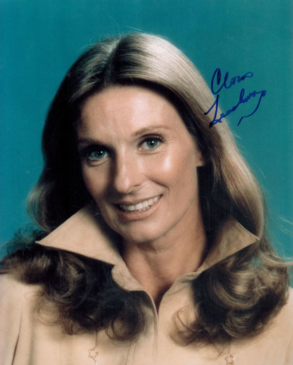 Lot 572: Cloris Leachman signed 10x8 colour photo. Good condition....
