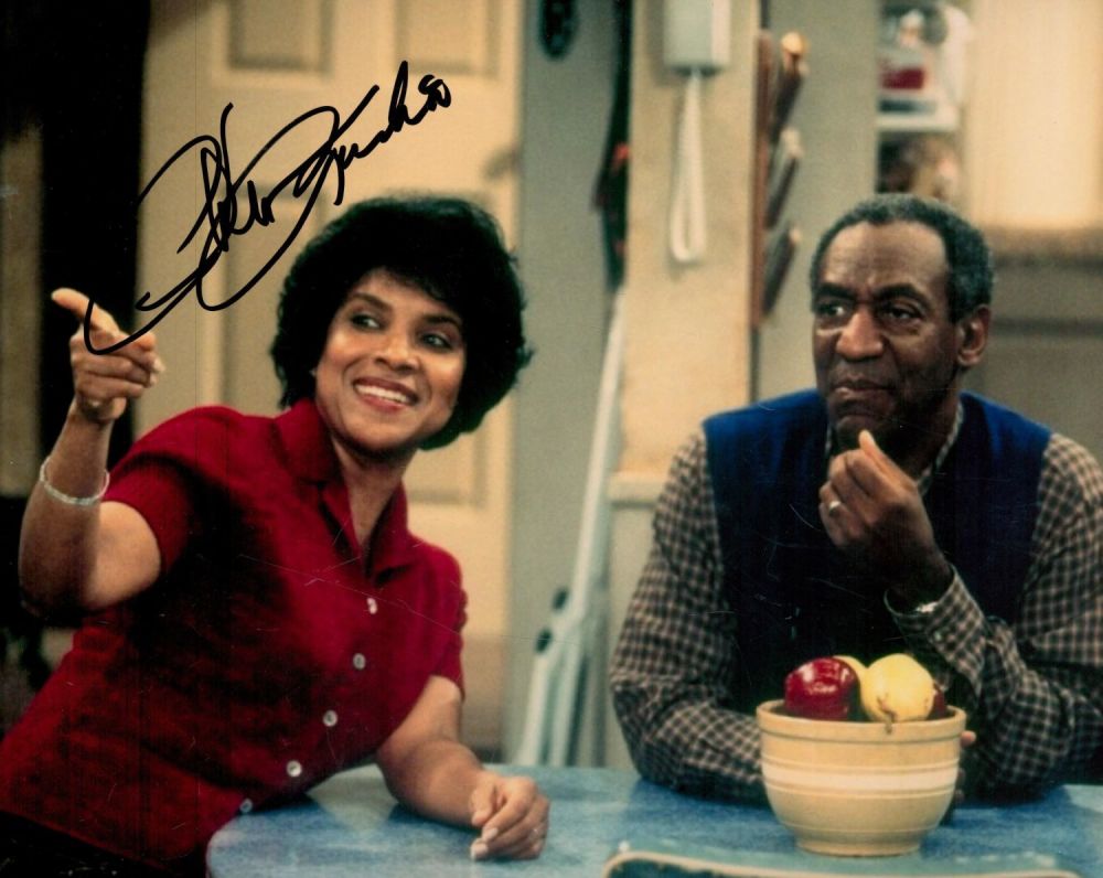 Lot 583: Phylicia Rashad signed 10x8 colour photo. Good condition....