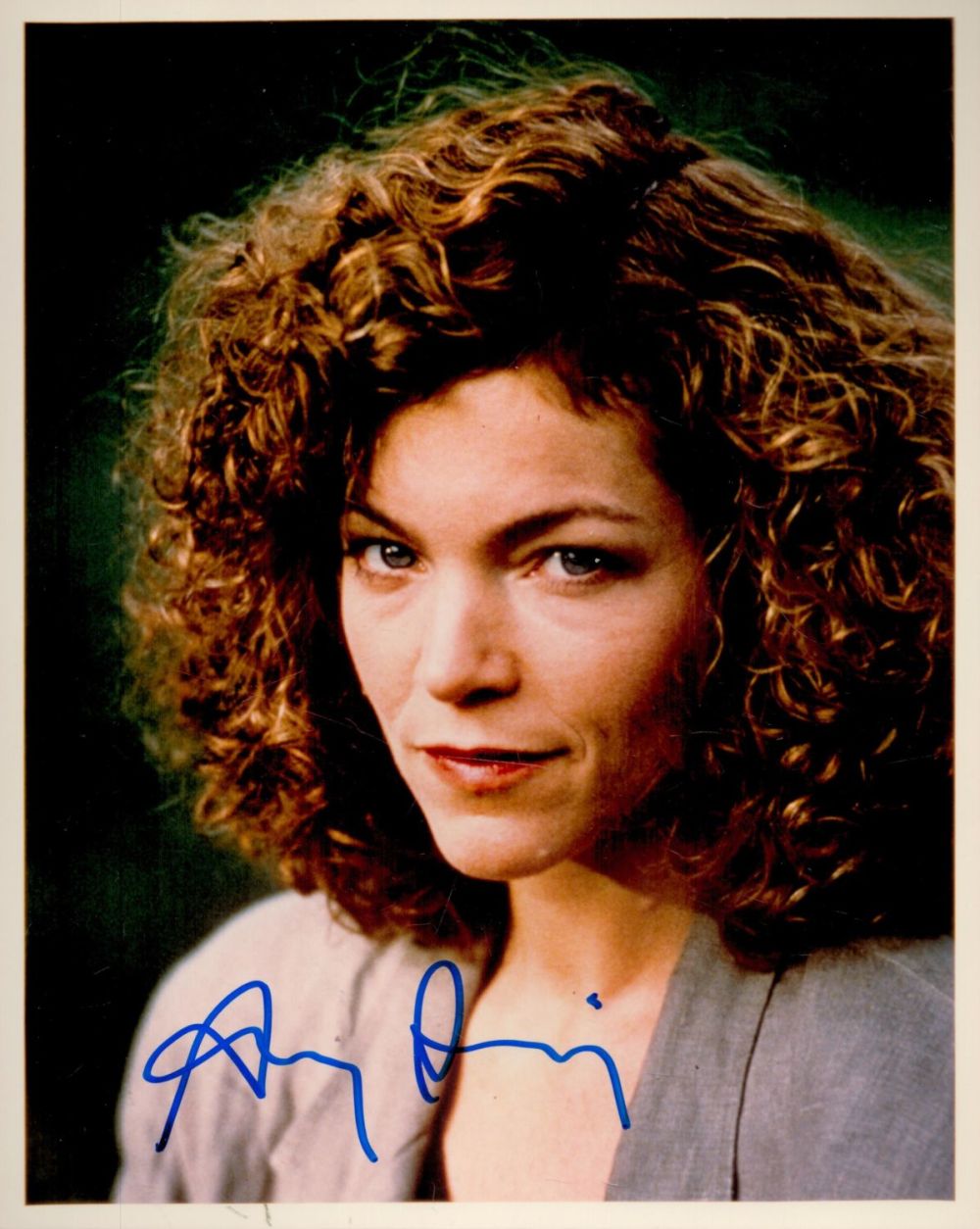 Lot 645: Amy Irving signed 10x8 colour photo. Good condition....