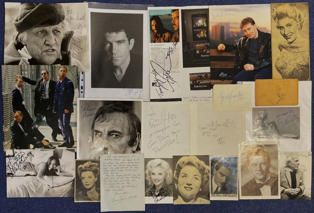 Lot 133: Assorted TV, Film and Music Collection. Signatures such...