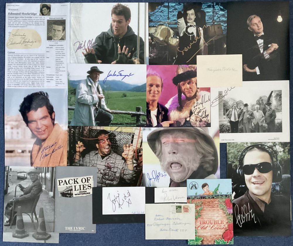 Lot 134: Assorted TV and Film Collection. Signatures such as...