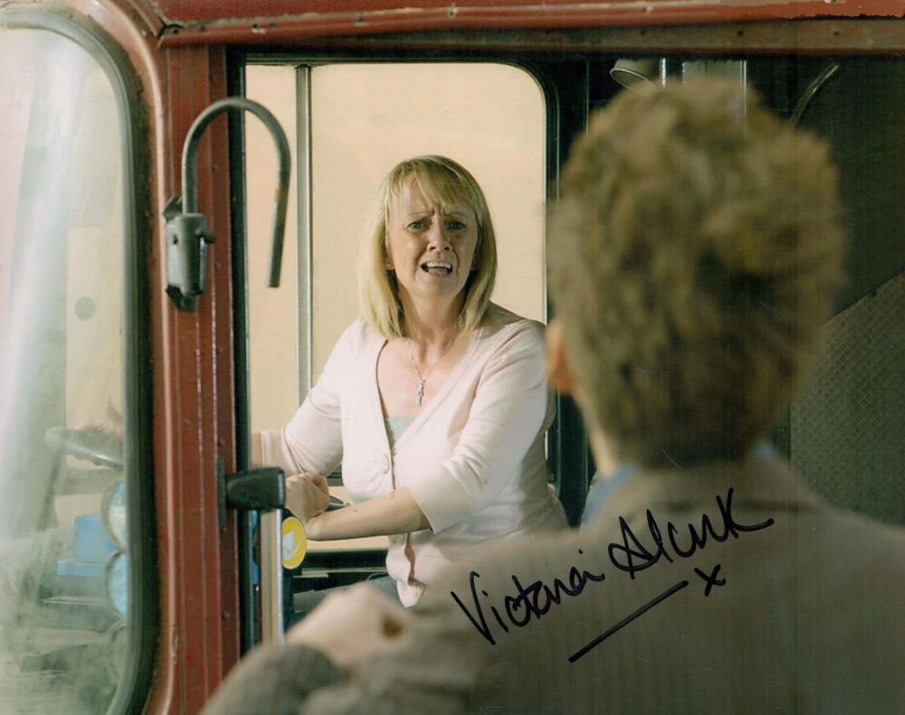 Lot 144: Victoria Alcock signed 10x8 Dr Who colour photo....