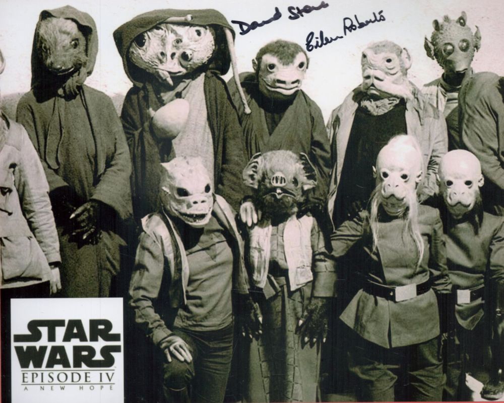 Lot 165: David Stone and Eileen Roberts signed Star Wars...
