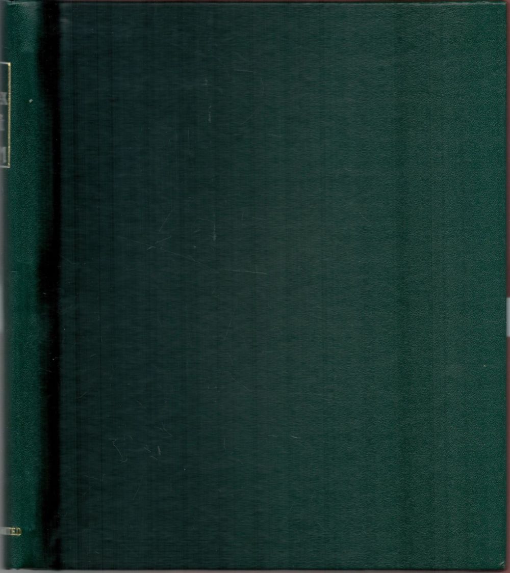 Lot 205: Stanley Gibbons collectors, lovely green stamp album. Empty...