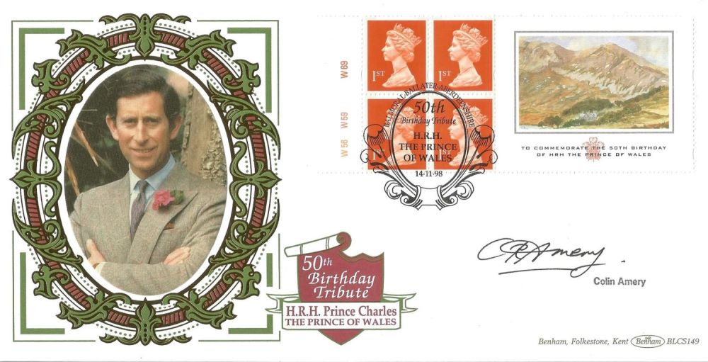 Lot 220: Colin Amery signed 50th birthday tribute HRH Prince...