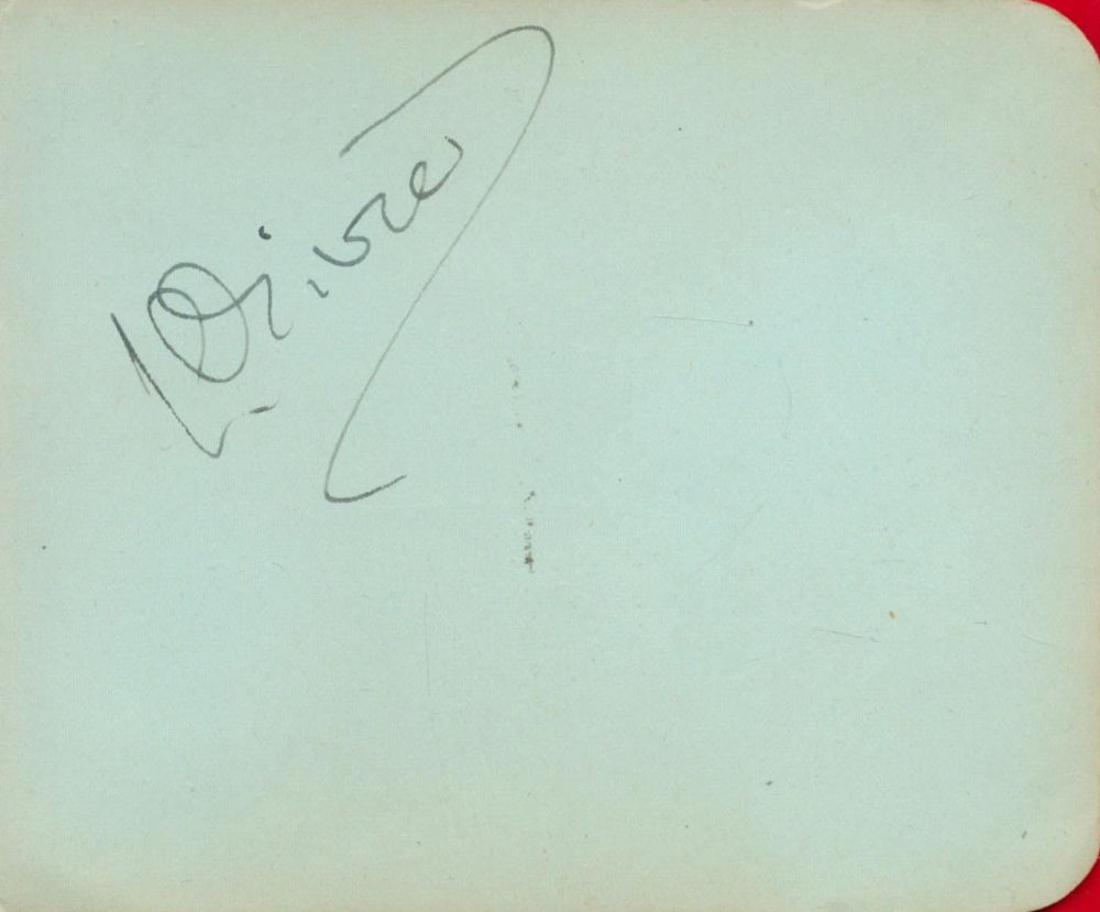 Lot 240: Laurence Olivier signed 5x4 album page. Olivier, OM...
