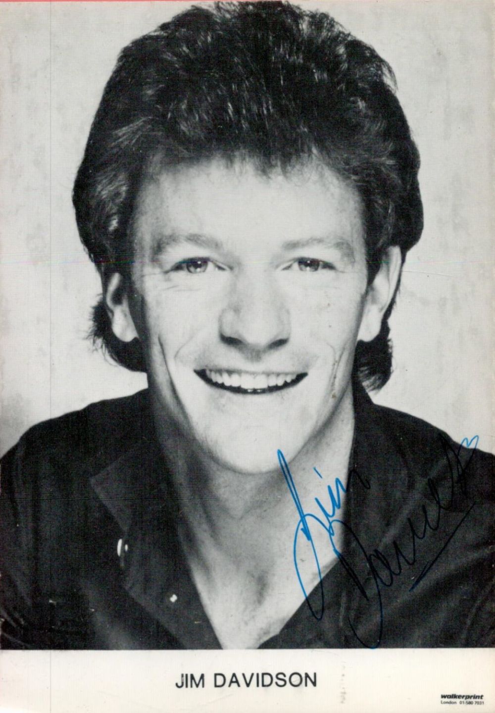 Lot 271: English stand-up comedian Jim Davidson Signed 6x4 inch...