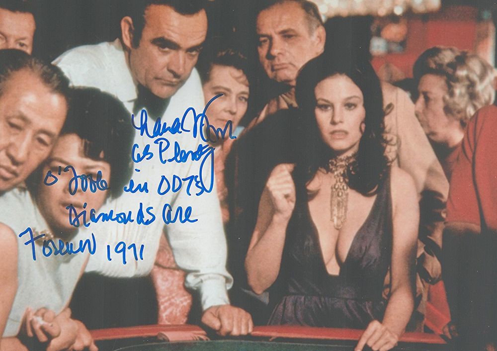 Lot 316: Bond Girl, Lana Wood signed 10x8 colour photograph...