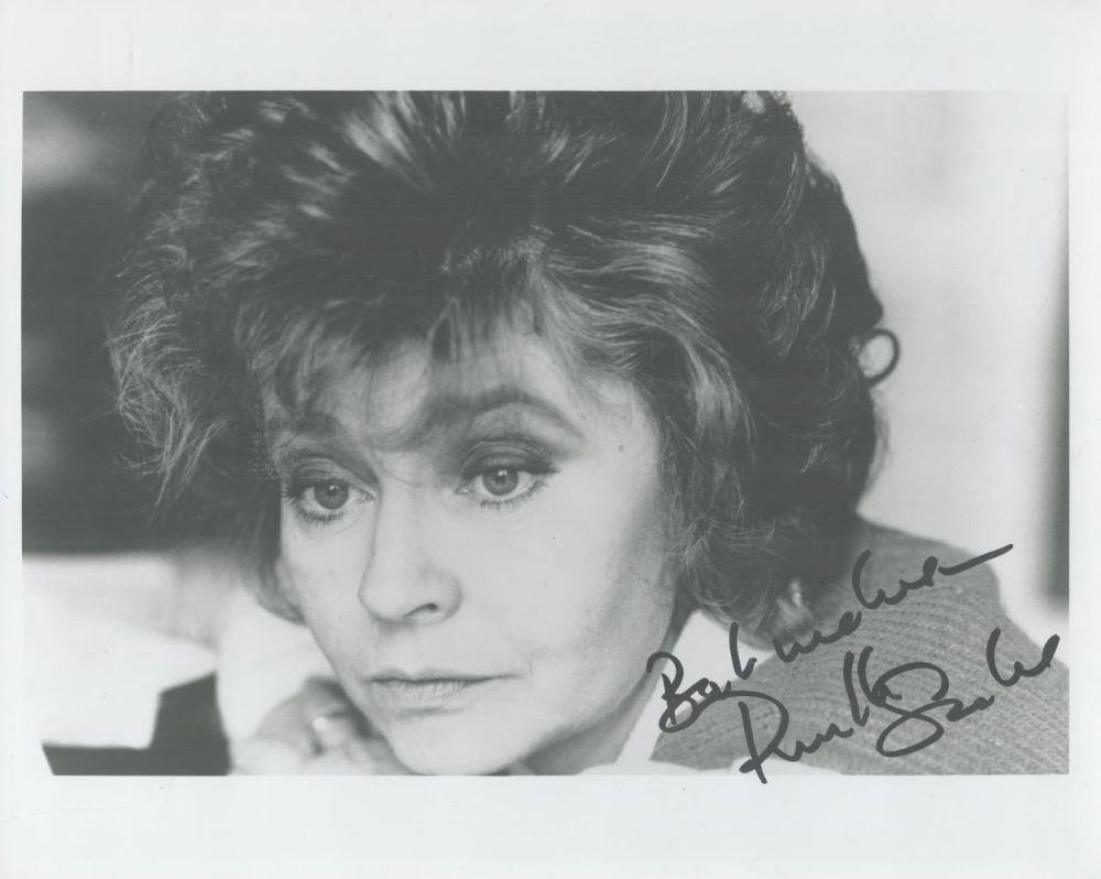 Lot 319: Fawlty Towers Actor, Prunella Scales Signed 10x8 Black...