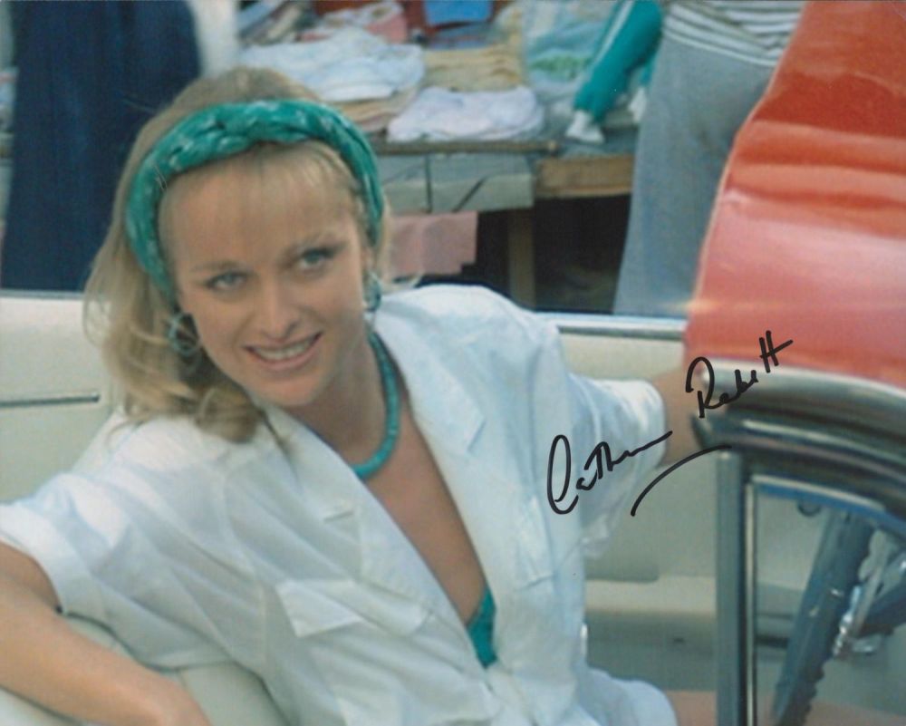 Lot 354: Bond Girl, Catherine Rabett signed 10x8 colour photograph....