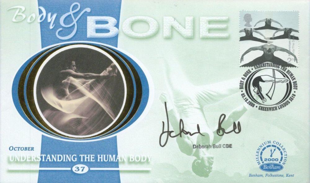 Lot 389: Deborah Bull CBE signed Body and Bone FDC....