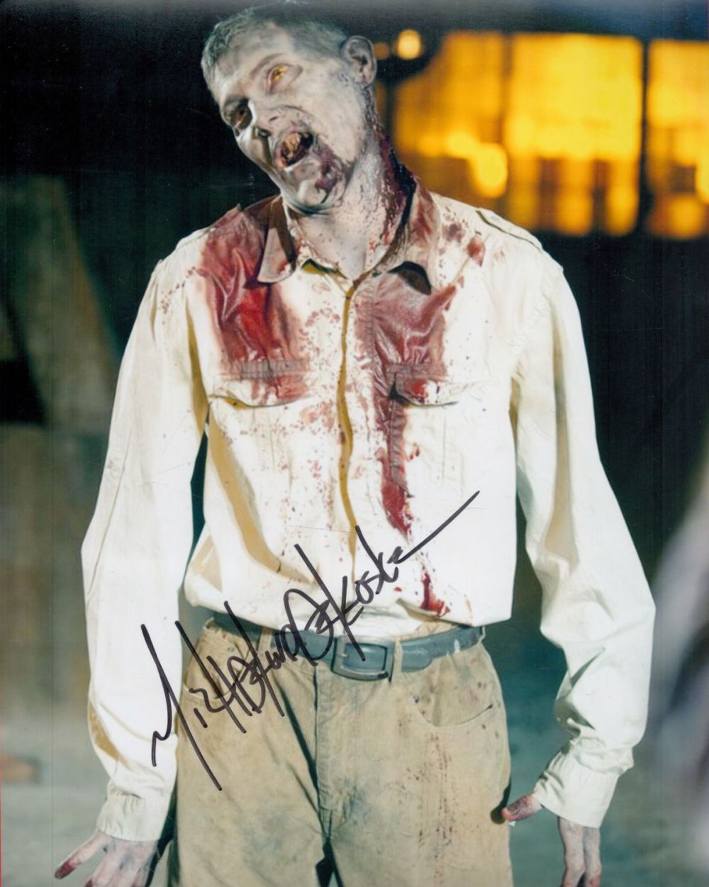 Lot 403: American Actor Michael Koske Signed 10x8 inch The...