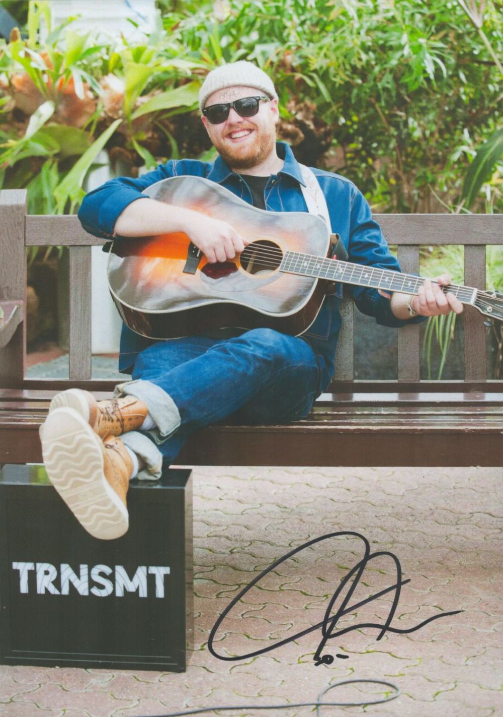 Lot 407: Scottish singer-songwriter Tom Walker Signed 12x8 inch colour...