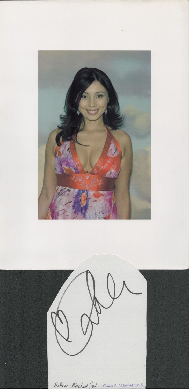 Lot 435: Rachel Grant signature piece featuring a signed white...