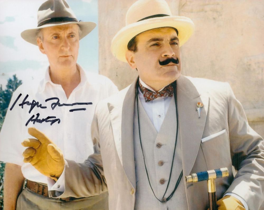 Lot 517: Hugh Fraser signed Poirot 10x8 colour photo pictured...