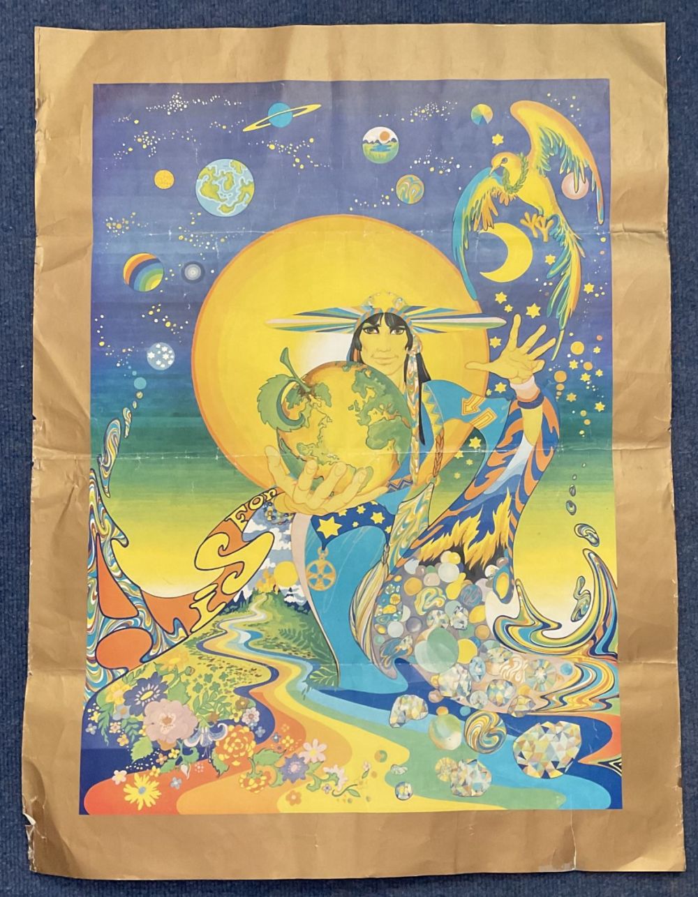 Lot 542: A is For Apple poster displaying the image...