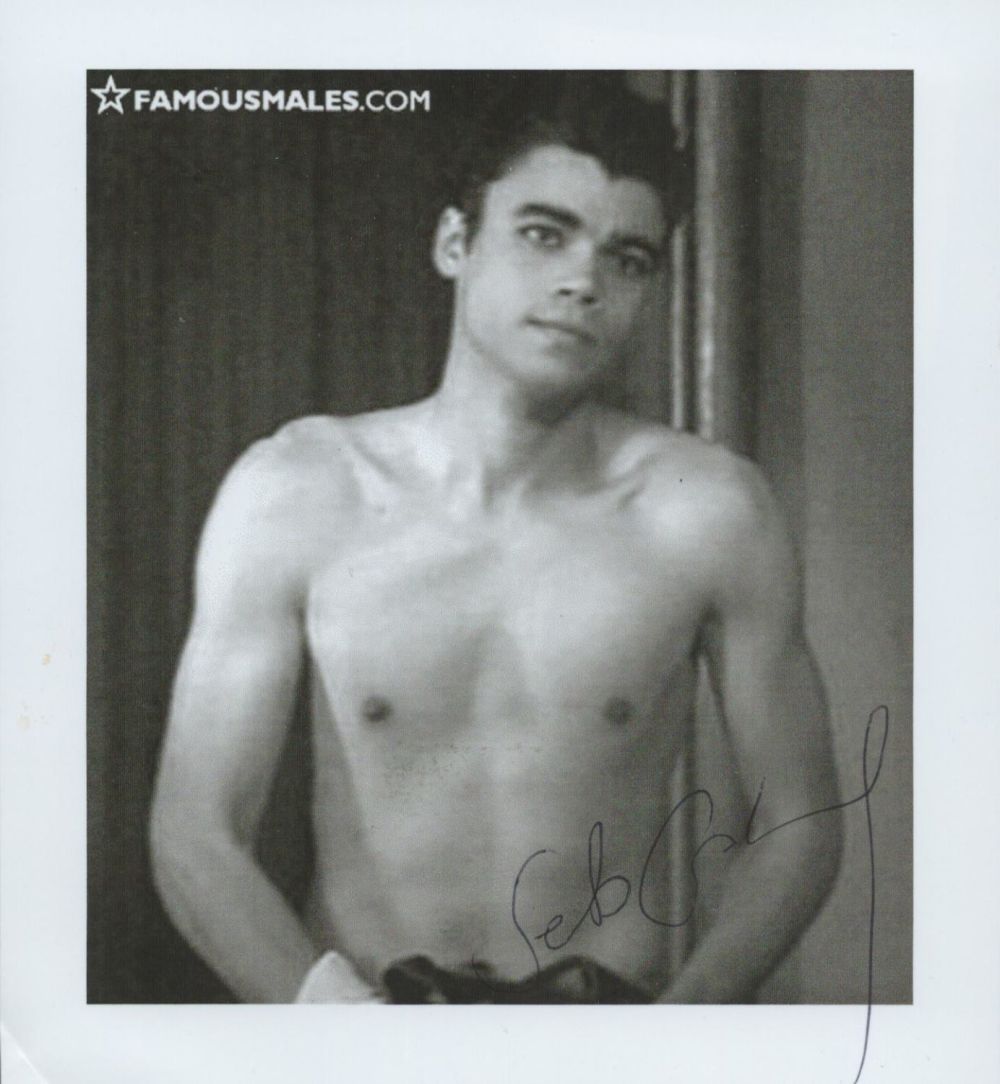 Lot 566: Seb Castang signed 5x5 black and white photo....