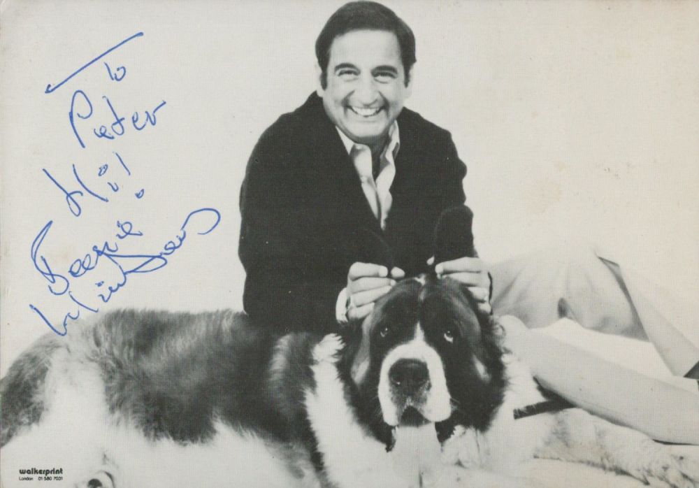 Lot 568: Bernie Winters Signed 6x4 black and white photo....