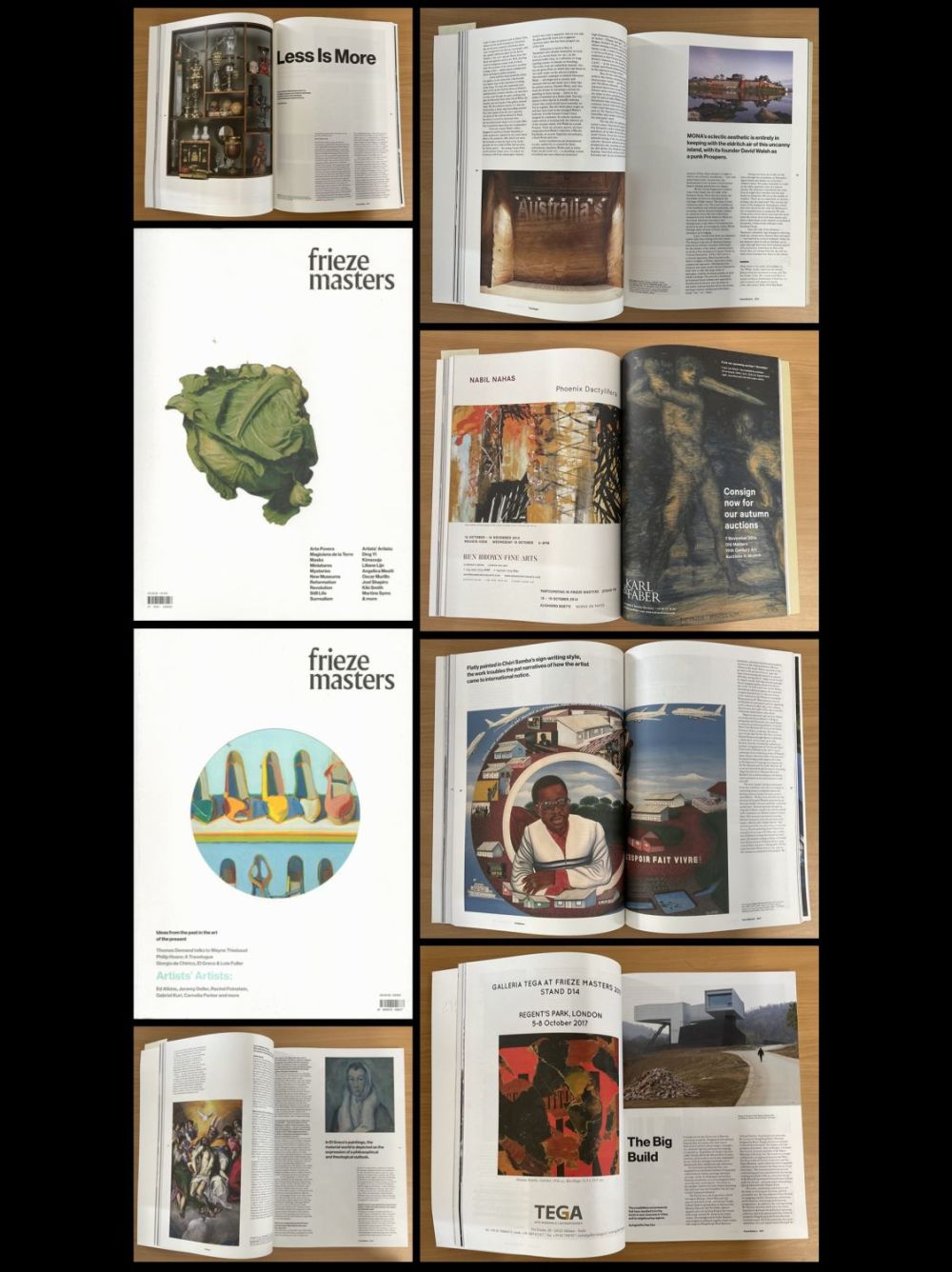 Lot 603: Collection of 2 Books Art, Frieze Masters 2017...