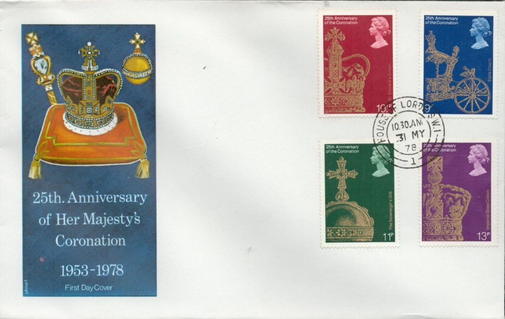 Lot 637: 1979 Coronation House of Lords CDS FDC for...