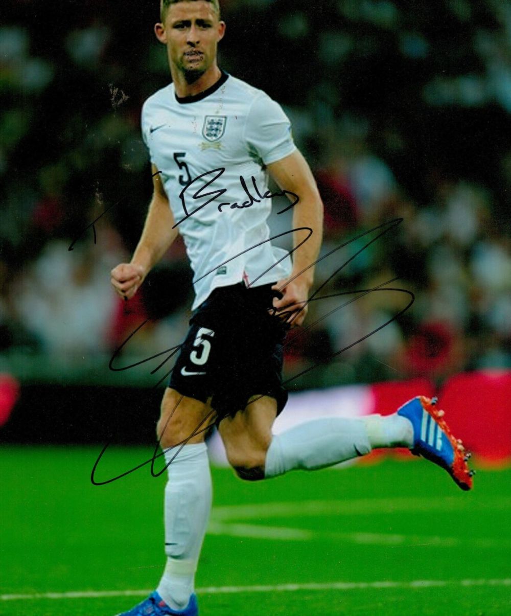 Lot 643: Gary Cahill signed 10x8 colour photo. Pictured playing...