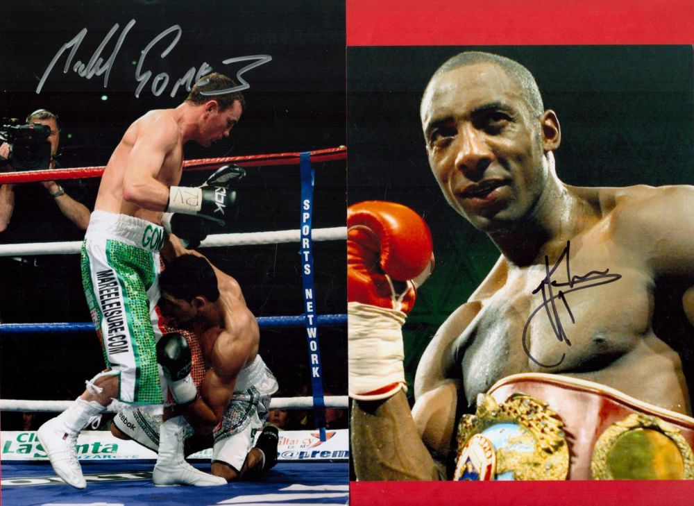 Lot 648: Boxing, Johnny Nelson, Michael Gomez and Steve Robinson...