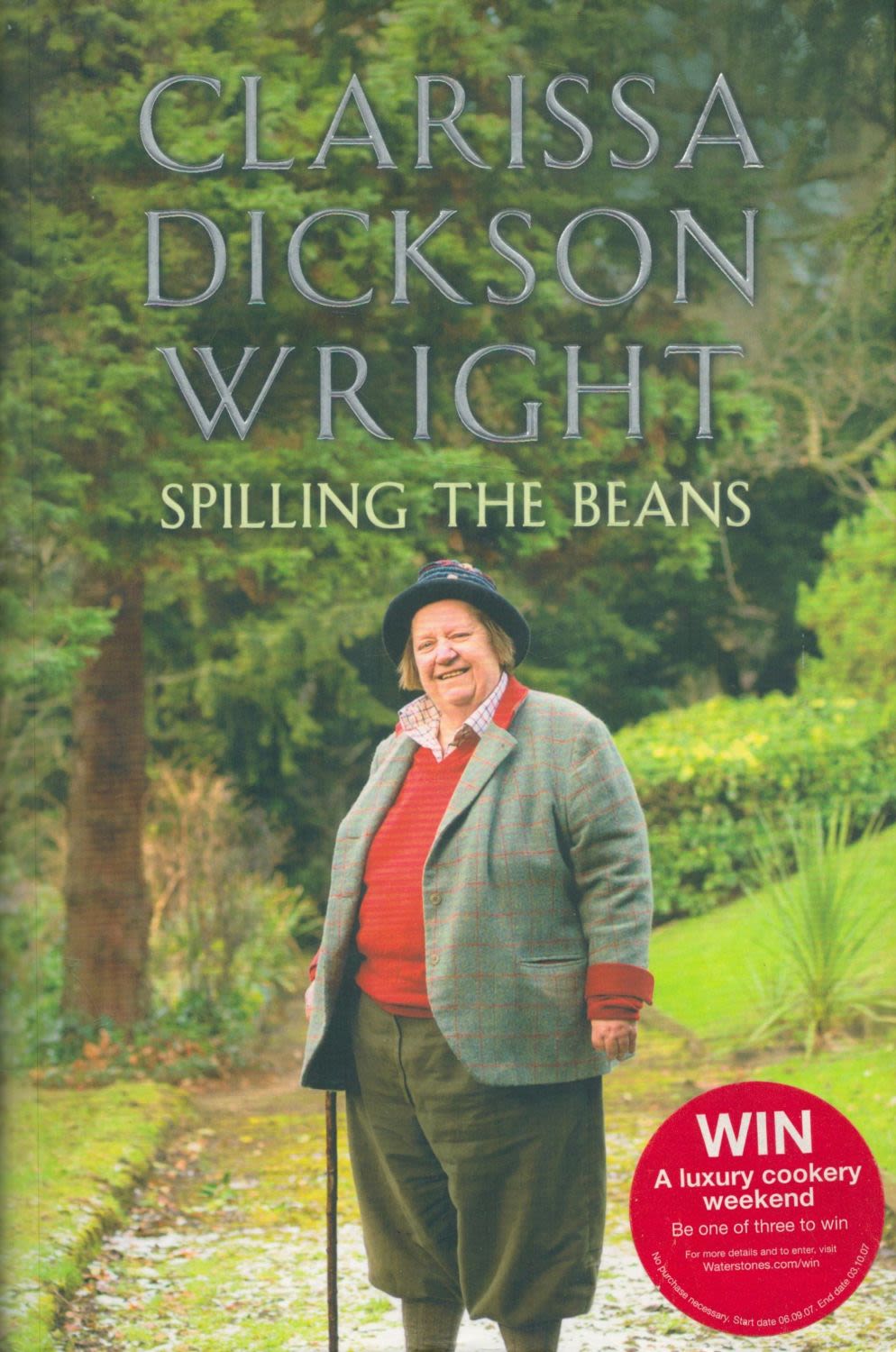 Lot 672: Clarissa Dickson Wright signed book Spilling The Beans....