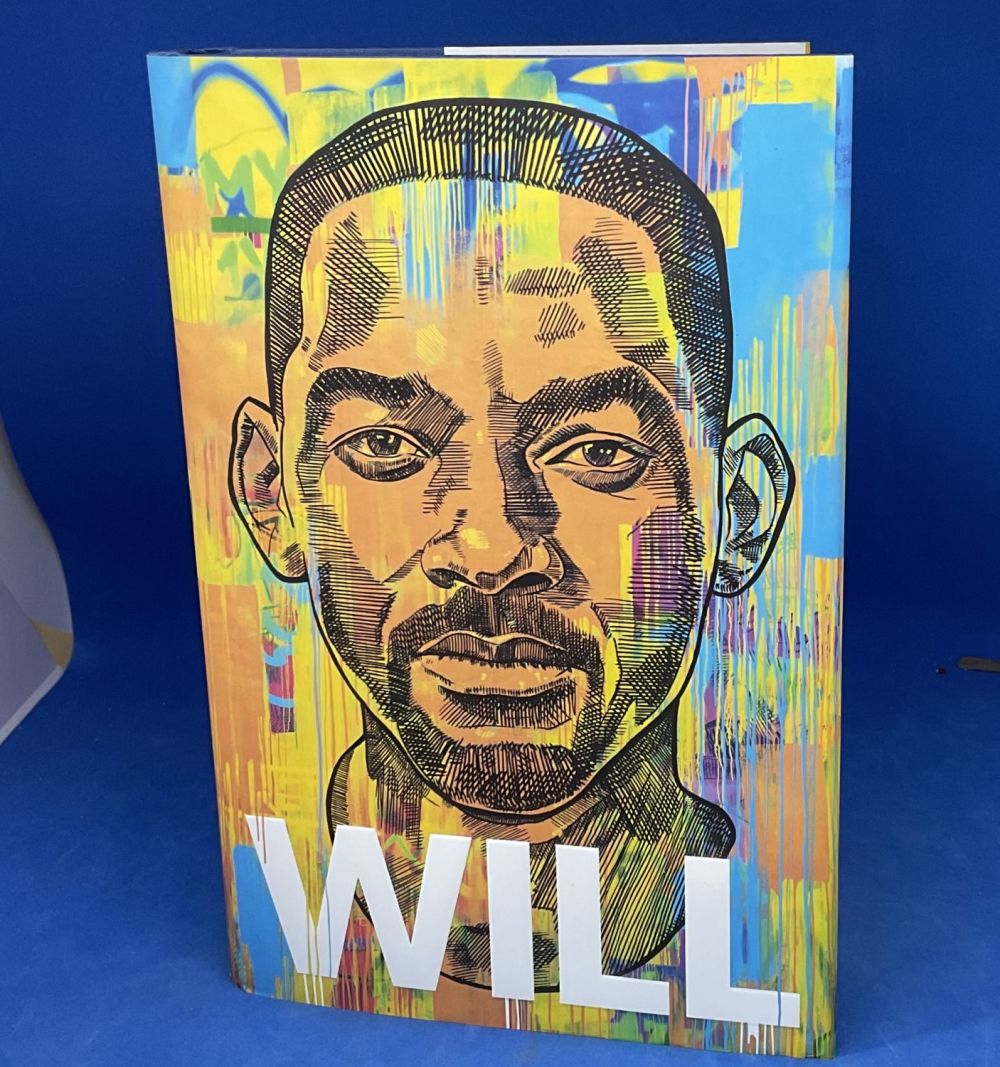 Lot 156: Will Smith signed hardback book titled Will signature...