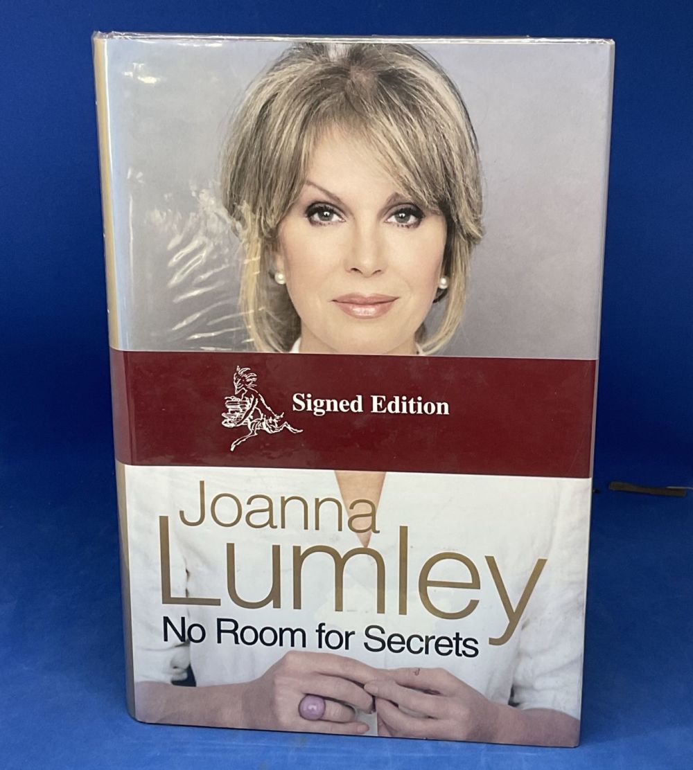 Lot 157: Joanna Lumley signed hardback book titled No Room...