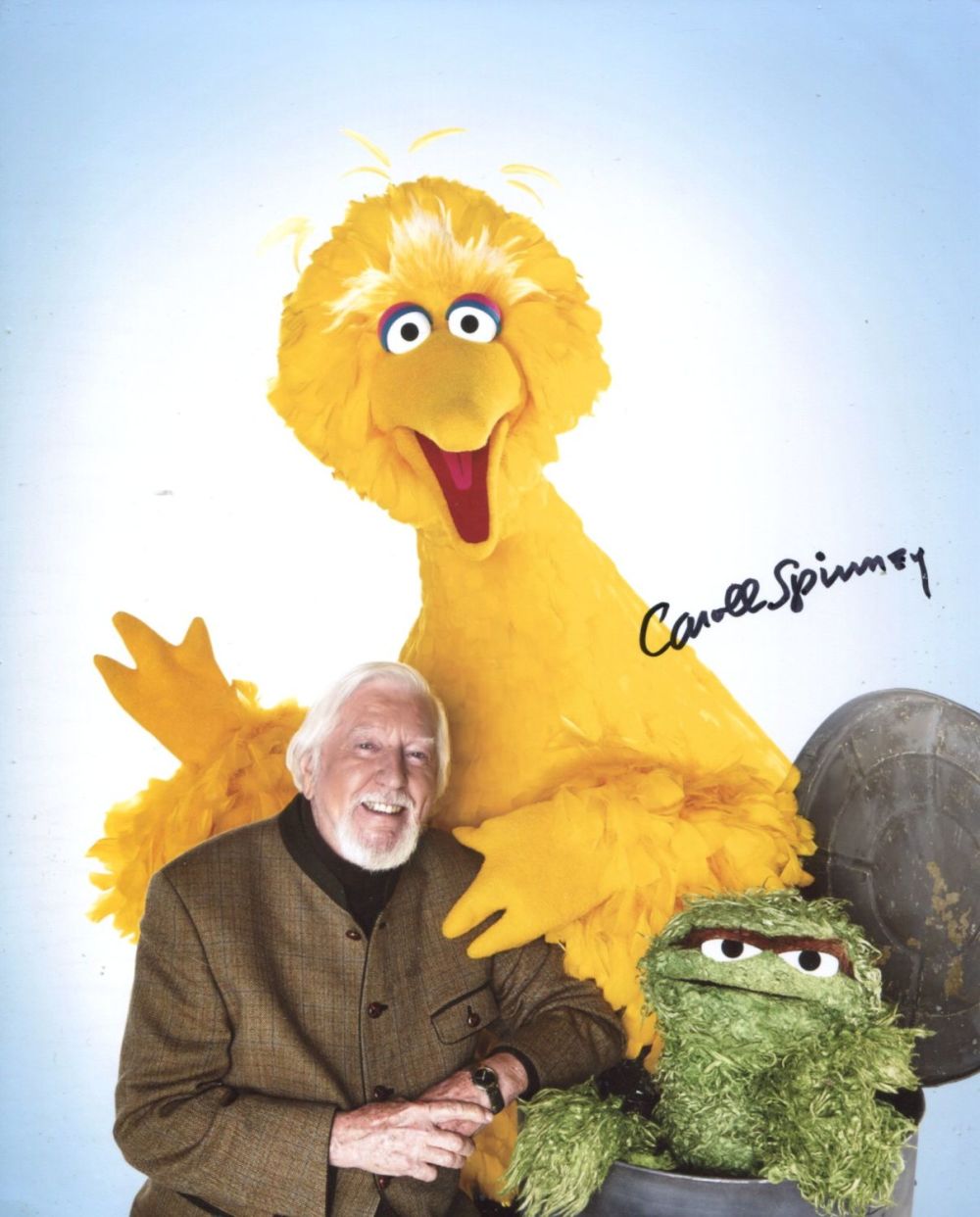 Lot 190: Sesame Street legend the late Carol Spinney signed...