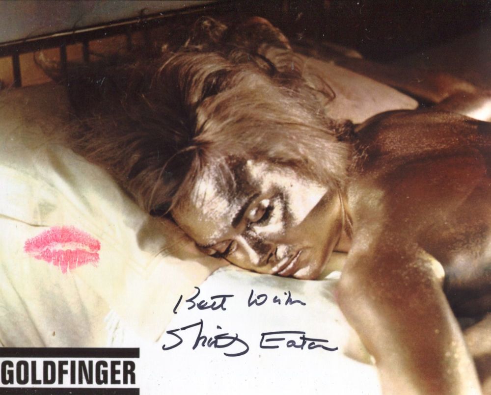 Lot 198: 007 Bond girl Shirley Eaton signed and physically...