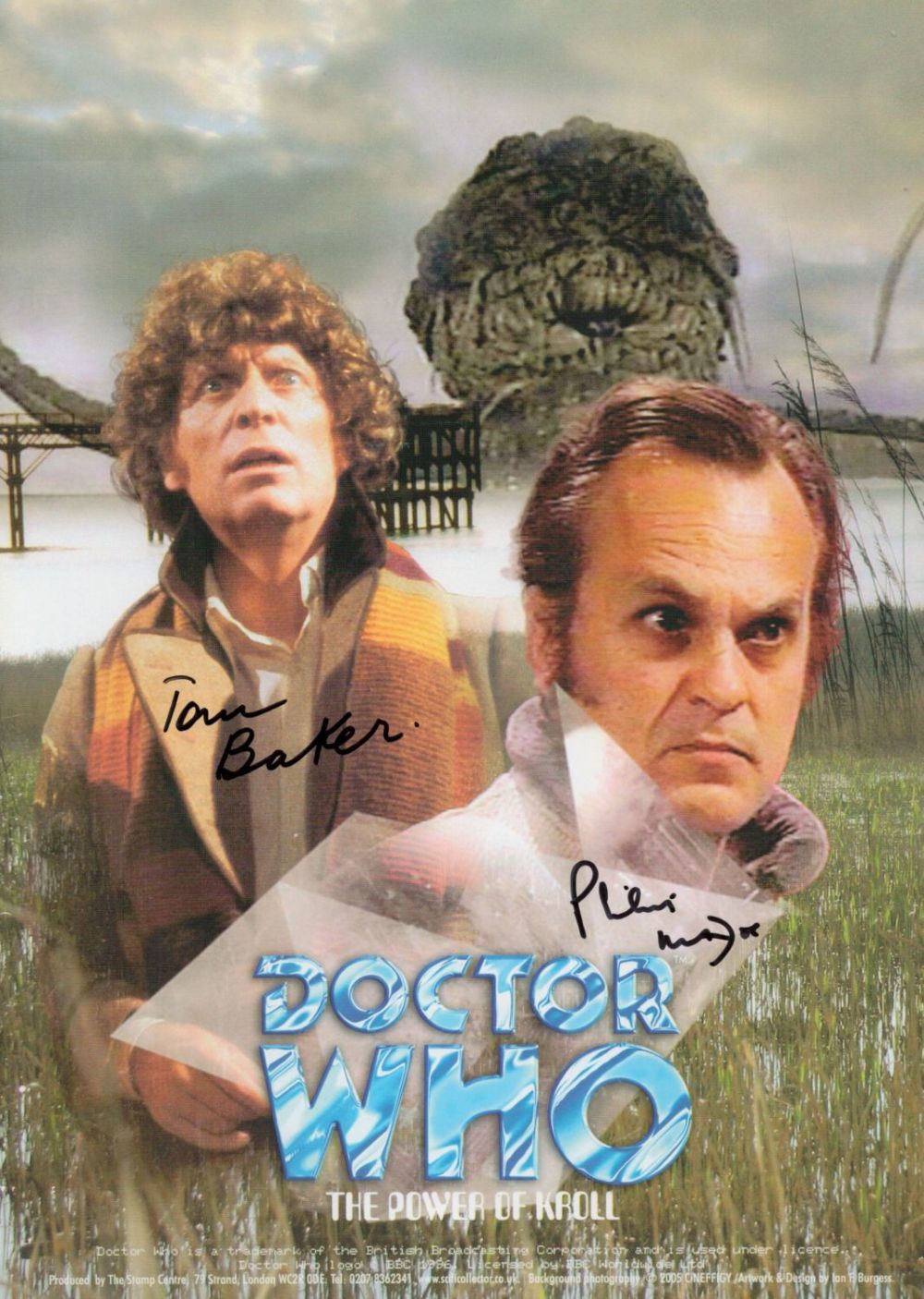 Lot 211: Tom Baker and Philip Madoc signed Doctor Who...