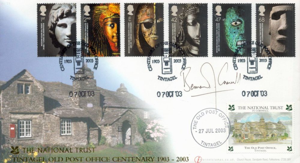 Lot 225: Bernard Cornwell signed The National Trust Tintagel Old...