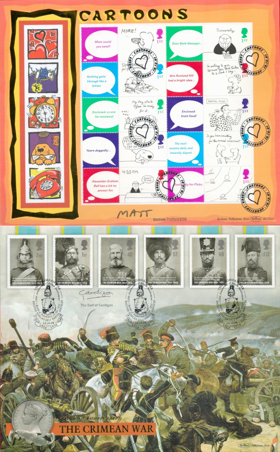 Lot 229: Large FDC signed collection includes 8 signed covers...