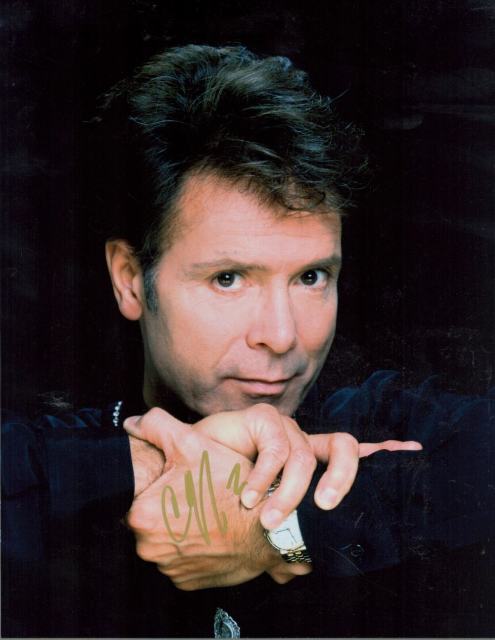 Lot 233: Cliff Richard signed 10x8 colour photo. Good condition....