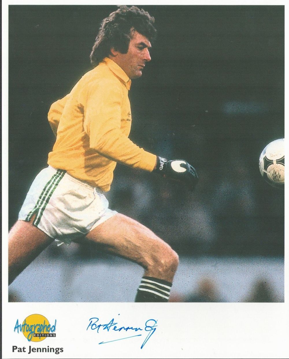 Lot 53: Football. Pat Jennings Signed 10x8 colour Autographed Editions...