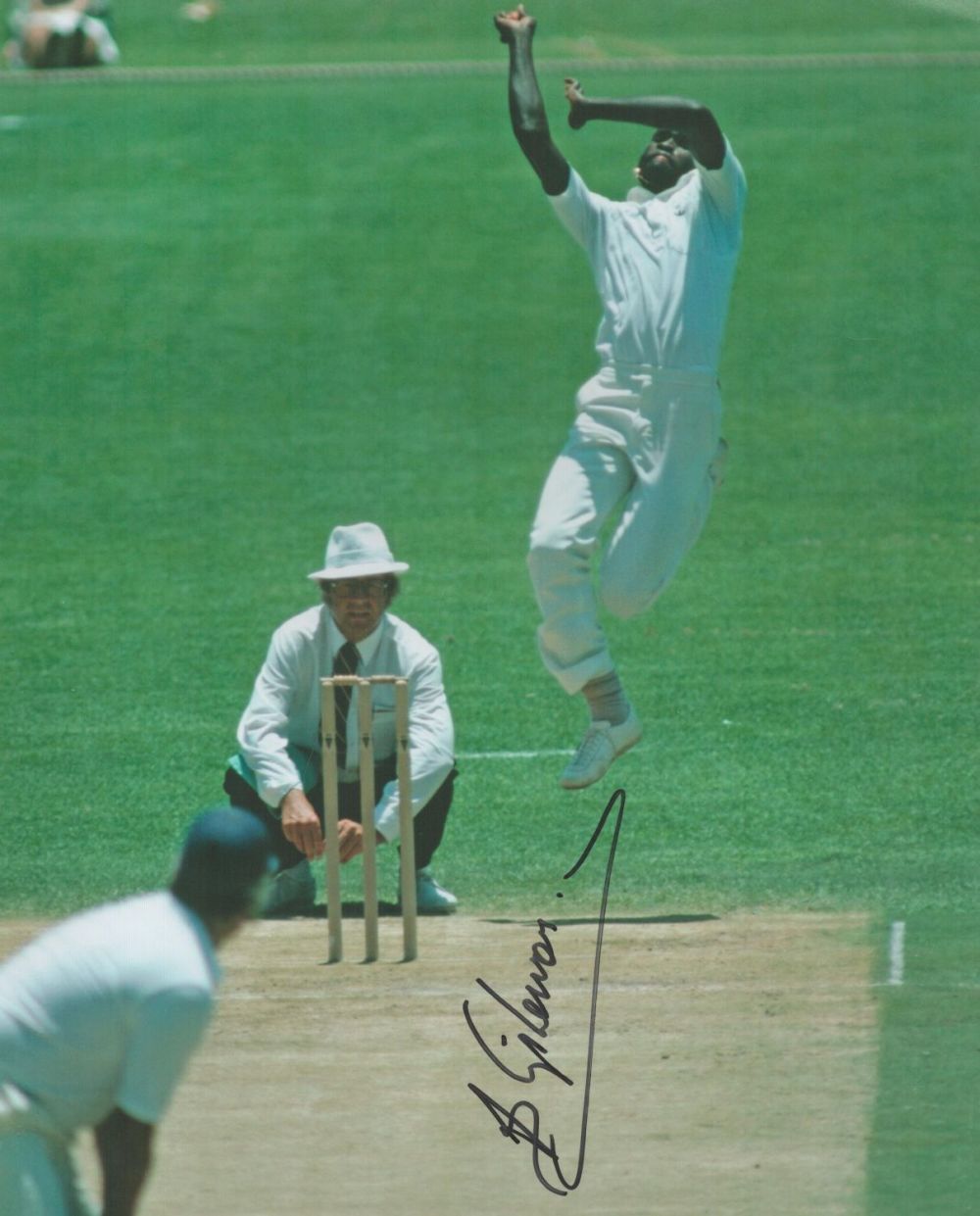 Lot 101: Cricket Franklyn Stephenson signed 10x8 colour photo. Franklyn...