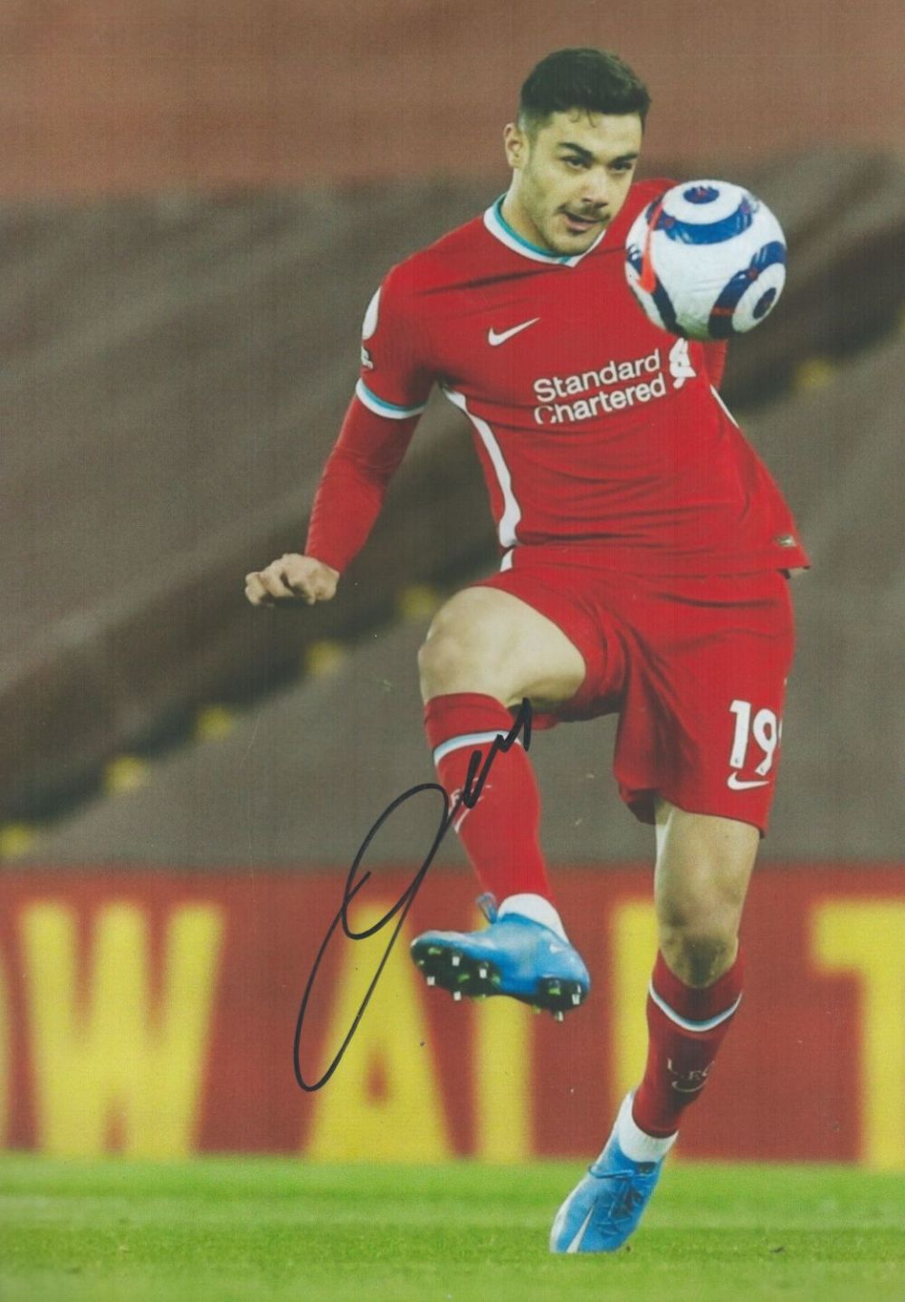 Lot 113: Football Ozan Kabak signed Liverpool 12x8 colour photo....