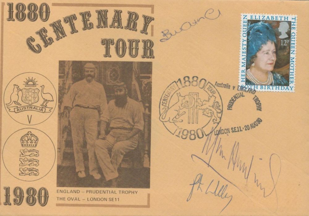 Lot 132: Cricket Multi Signed 40th Anniversary 19501990 Lord's First...