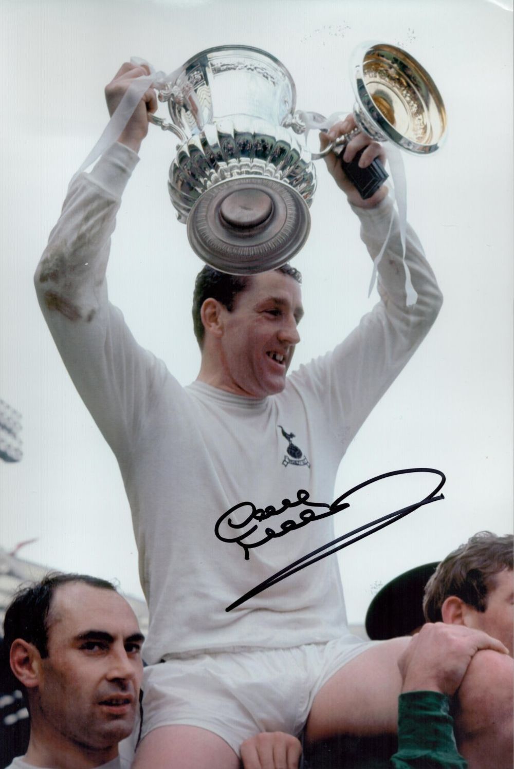 Lot 210: Football Dave Mackay signed Tottenham Hotspur 12x8 colour...