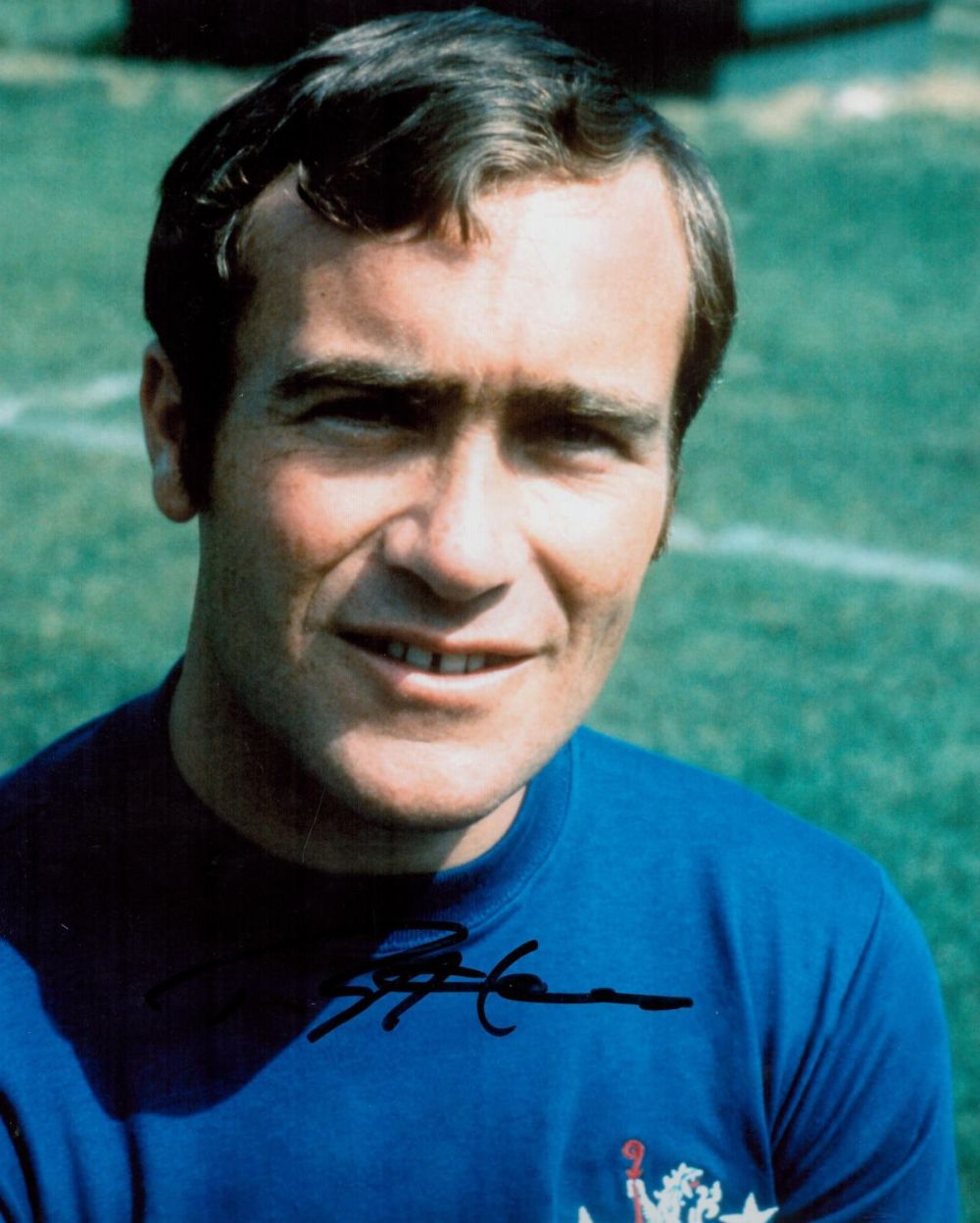 Lot 215: Football Ron Harris signed Chelsea 10x8 colour photo....
