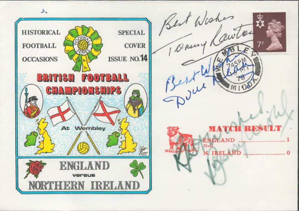 Lot 233: Football Bobby Moore, Tommy Lawton and Dixie Dean...