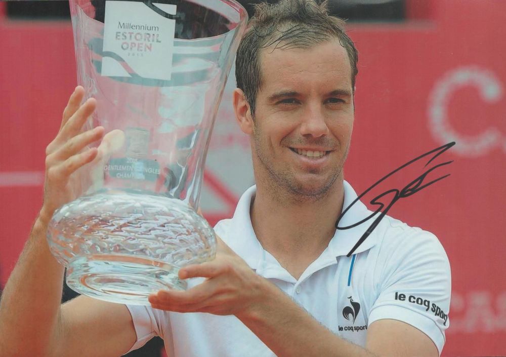Lot 241: Tennis Richard Gasquet signed 12x8 colour photo. Good...