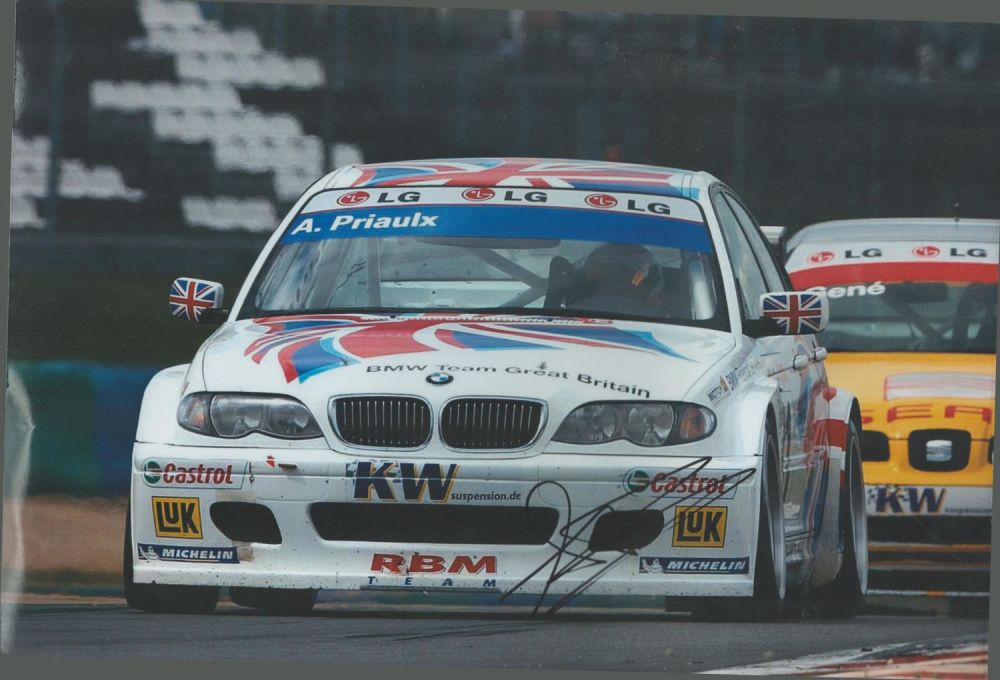 Lot 246: Motor Racing Andy Priaulx signed Touring Cars 12x8...