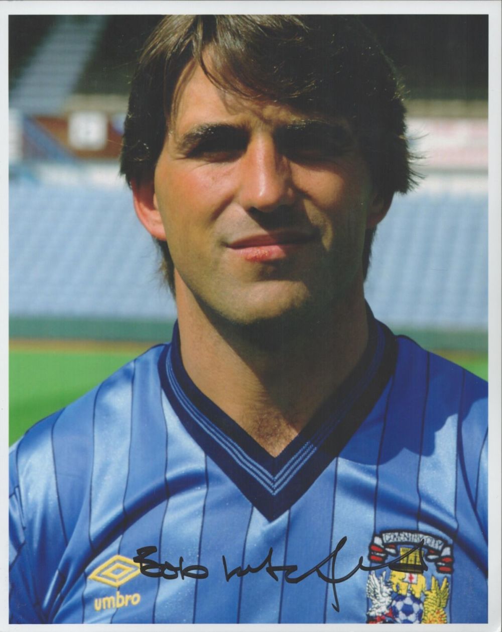 Lot 261: Football Bob Latchford signed Coventry City 10x8 colour...